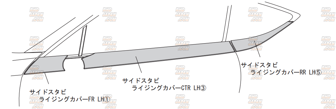 TRD Side Stabilizing Cover Set - ZN6 - RHDJapan